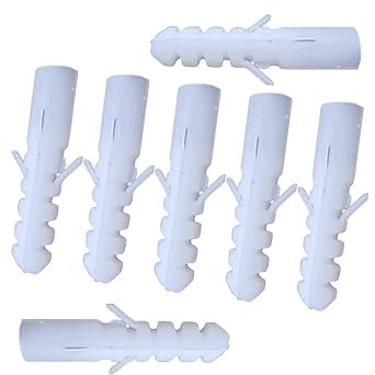 Q1 Beads 500 Pcs 30x6 mm / 1.25 inch Plastic Wall Plugs/Nylon Sleeves/Rawl Plug/Gitti/Screw Anchor 2