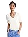 Street One Damen Palmira T-Shirt, Elfenbein (Off White 10108), 42 ONE günstig Kaufen-Street One Damen Palmira T-Shirt, Elfenbein (Off White 10108), 42