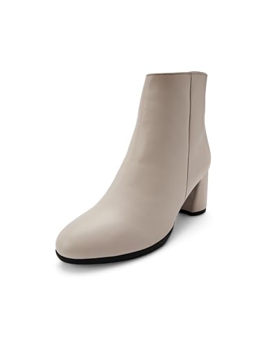Image of ELLE Women's Stylish Ankle Boots with Block Heel