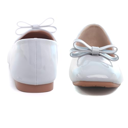 Image of Dear Time Women's Casual Foldable Ballet Flats Square Toe Ballerina Flats Shoes Comfortable
