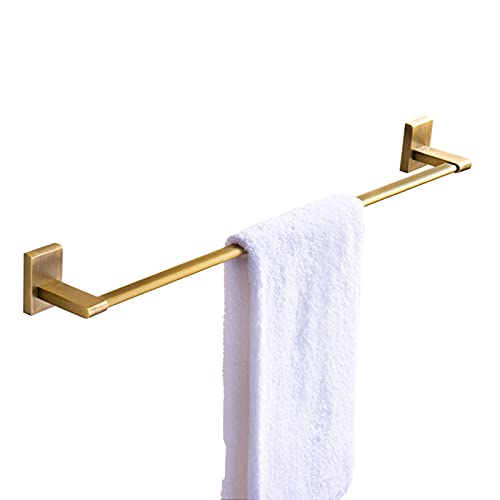 Porte-serviettes de bain mural 60 cm en acier inoxydable rigide
