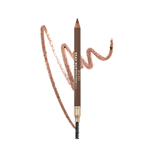 Milani Stay Put Brow Pomade Pencil - Soft Taupe (0.03 Ounce) Vegan, Cruelty-Free Eyebrow Pencil to Fill, Shape & Define Brows