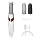UQQU Elektrische Fußfeile, Elektrischer Hornhautentferner für Füße, Wiederaufladbare Elektrische Fuß-Hornhautentferner-Pediküre-Kits, Entfernt Trockene Haut Für Glattere Füße - Weiß