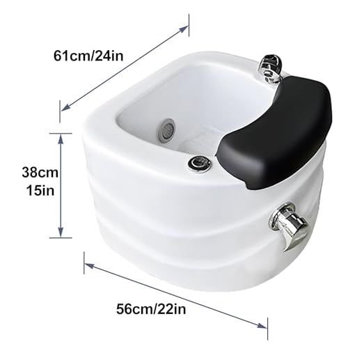 Pedicure Foot Spa, baño de pies acrílico con masaje miniatura 6
