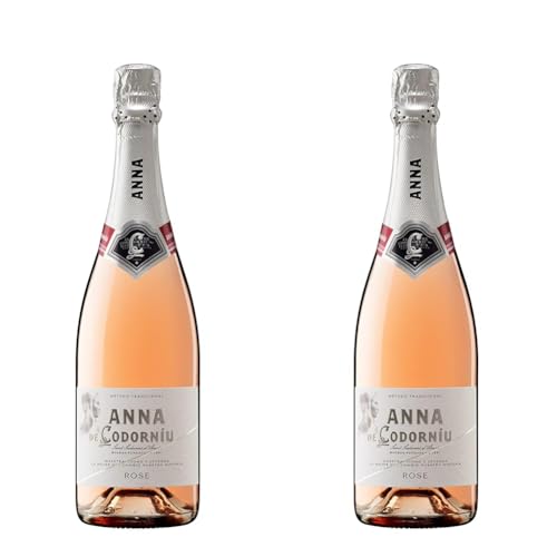 Anna De Codorniu Rosé - Cava Rosado Brut, Pinot Noir - Pack 2 X 75cl, El Ambalaje Puede Variar Paquete De 2 Anna De Codorniu Rosé - Cava Rosado Brut, Pinot Noir - Pack 2 X 75cl, El Ambalaje Puede Variar Paquete De 2