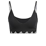 tejido elástico adidas EVYDY Cotton B Sports Bra, Women\'s, Black, Mac