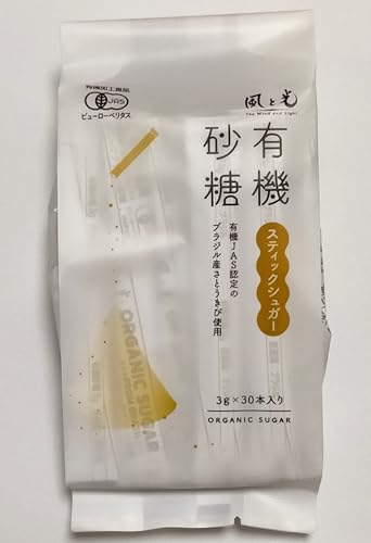 風と光『有機スティックシュガー3g×30本』
