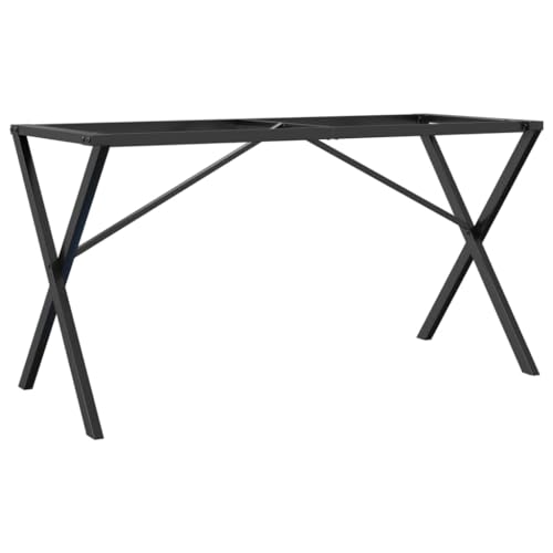Vidaxl Telaio Gambe A X Per Tavolo Da Pranzo 120X60X73 Cm In Acciaio, Gamba In Ferro, Gambe In Ferro, Gambe Per Tavoli, Gambe Per Tavolo - 6