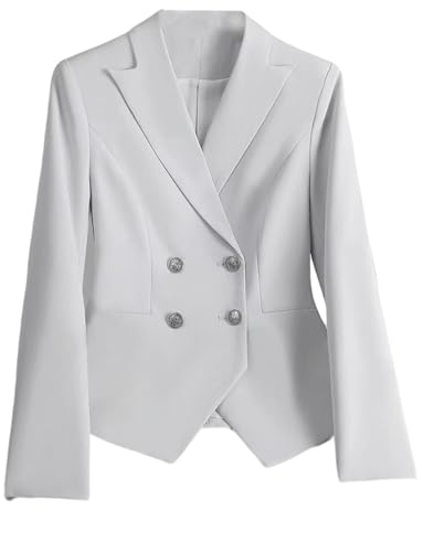 Blazer double boutonnage femme veste confortable coupe ajustée