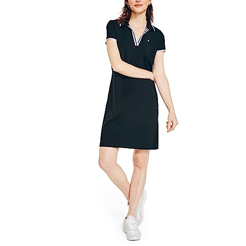 nautica women's easy classic short sleeve stretch cotton polo dress Nautica womens Easy Classic Short Sleeve Stretch Cotton Polo Casual Dress, Aloha Pink, X-Small US at Amazon Women's Clothing store