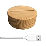 La lumière LED est un socle élégant pour vos sculptures, œuvres d'art ou presse-papiers