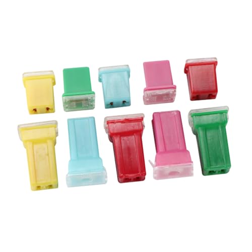 Garneck 10pezzi Fusibile Jcase Forma Di Scatola Per Autoveicoli Assortimento Da Fusibili Basso e Alto Tipo