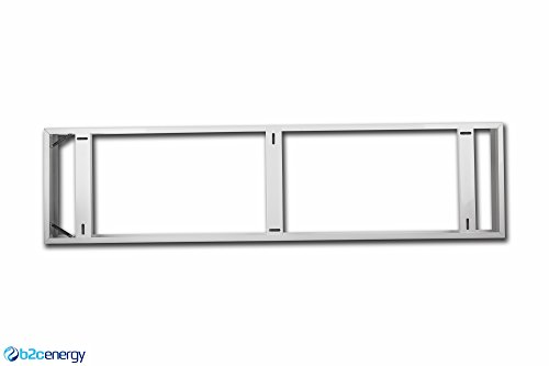 Preisvergleich Produktbild LED Panel Montage Rahmen 120x30 cm Aufbau Anbau Aufputz für Decke Wand Halterung Gehäuse