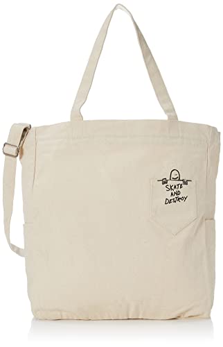 [スラッシャー] トートバッグ (2WAY・ダブルジッパー)[ THR-273 / Tote Shoulder L ] A4収納 WTSD_ホワイト・スケート FR