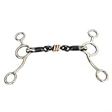 【 und funktional 】 Dieses Pferdegebiss ist aus Edelstahl, seine Haltbarkeit und Funktionalität. Es wurde entwickelt, um regelmäßigen Gebrauch standzuhalten und optimale Kontrolle während der Fahrt zu bieten.
