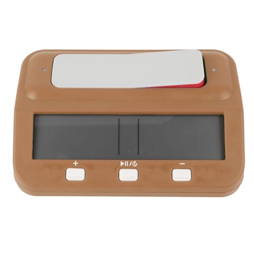 Reloj de ajedrez digital con alarma y memoria (Tan) miniatura 6