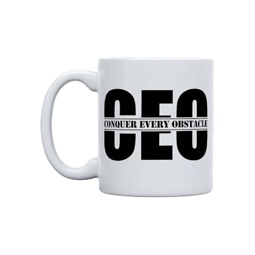THE CEO Stylish Coffee Mug for Coffee Lovers - Premium Boss Mug with Gloss Finish - Premium Ceramic,...