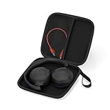 Ginsco Ultra-Slim Case Compatible with JBL Tune 510BT Bluetooth Headphones, with JBL Tune 520BT/670NC Live 460NC, Wireless On-Ear Headphones, Travel Carrying Headphone Case (Black)