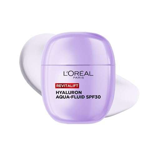 L’Oréal Paris – Soin Hydratant Repulpant avec SPF30 - Absorption Rapide et Protection Longue Durée 24H - 2% Niacinamide - Pour Tous Types de Peaux -...