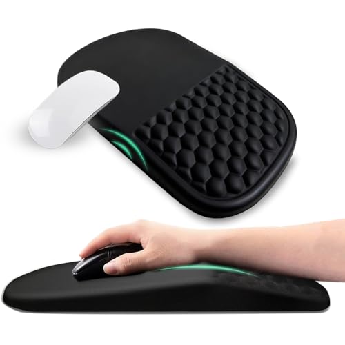 Ergonomic Mouse Pad with Wrist Rest Support, Mousepad with Comfor...