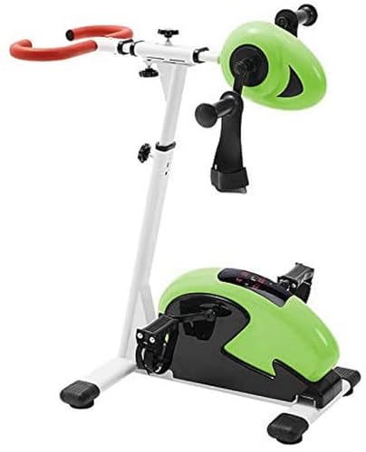 Image of Upper & Lower Limbs Electric Pedal Trainer, Active & Passive Dual-Mode Rehabilitation Equipment for Elderly, Adjustable Height & LCD Display
