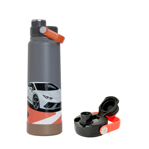Image of Rabitat Hyde Vacuum Insulated Stainless Steel Water Bottle 1000 ml | Double Wall Vacuum Insulation | 18 /8 Food Grade Steel | Leak Proof | Wide Mouth | Ring Handle | BPA Free | Turbo Rush