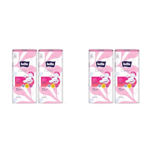Bella Classic Maxi Drai Pads For Women | Sanitary Napkins | Drai Topsheet | 28 Cm Long | With Wings Extra Protective Zone | For Rash Free Period | Comfort Cussion | Pack Of 4 | 15 Pcs Each (B0CWRBH4WN) Amazon Price History, Amazon Price Tracker
