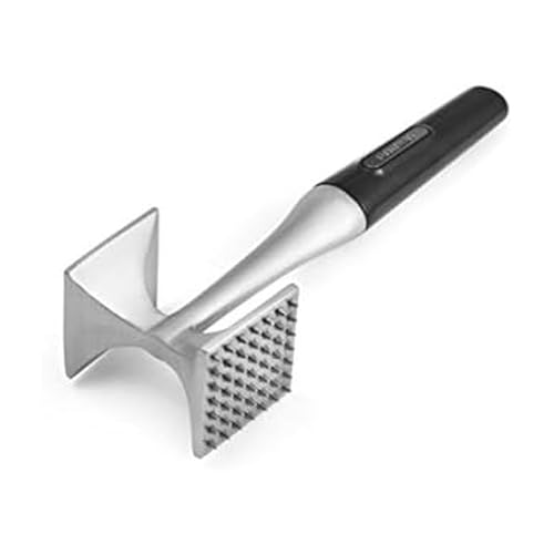 Farberware Professional Dual-Sided Rigid and Texture Stainless Steel Meat Tenderizer with Comfort Grip Handle, Great for Pounding Meat, Shellfish, Nuts, Dishwasher Safe, Black - image 1