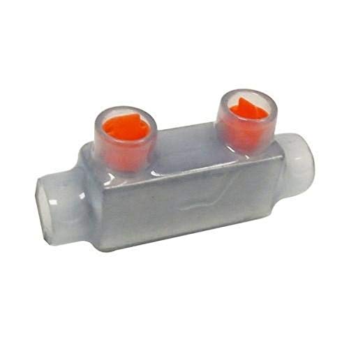 Image of Morris Products 97306 Clear Insulated Connector - In-Line 2 Ports 350 - 6, Dual Rated CU9AL Aluminum, 600V, cULus Listed