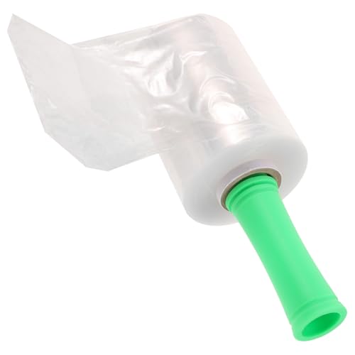 Unomor Ergonomic Plastic Handle Wrapping Film Stretchy Pe Shrink Wrap Moving Packing Wrap Roll for Furniture 1 Roll