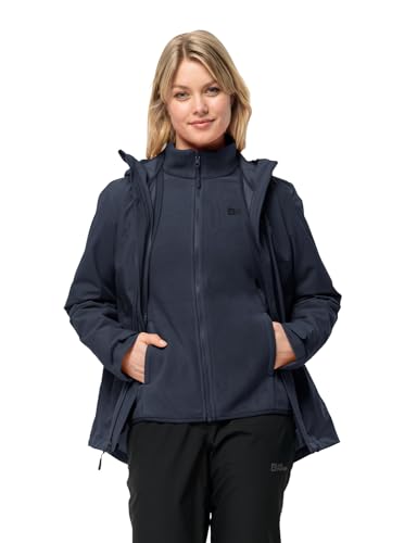 Jack Wolfskin Moonrise 3In1 Jkt W, Kurtka outdoorowa Kobiety, Niebieski (Night Blue), XL