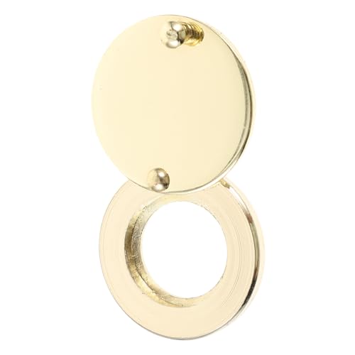 Beatifufu Protector de Mirilla de Puerta de Metal Giratorio para Privacidad y Seguridad Hogar Apartamento y Hotel Cubierta de Visor para Protección contra y Compatible con Visores de Color