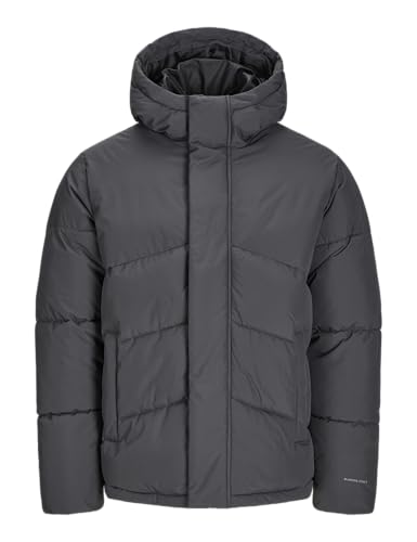 JACK&JONES JUNIOR Jungen JJWORLD Puffer Jacket JNR Pufferjacke, Asphalt, 128