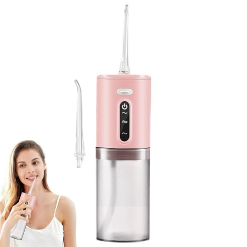 laxreheye Selección de hilo para dientes, hilo para dientes,Irrigador bucal con hilo eléctrico | Modos inalámbricos del Flosser del agua 3, limpiador recargable de los dientes de las encías, hilo