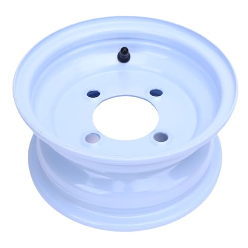 Ausla 19X7-8 Conjunto de Llanta, Llanta de Aleación de Aluminio con 4 Orificios para Karting, Quad, Actualización de Moto de Tierra, Ajuste Universal Delantero y Trasero.