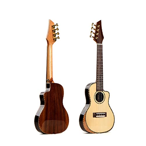 ukulélé Voyage Ukulele Instrument De Cordes De Bois De Rose De Guitare D’épinette Solide - Les Beatles, Paul McCartney, John Lennon, RIngo Starr, George Harrison ukulélé Voyage Ukulele Instrument De Cordes De Bois De Rose De Guitare D'épinette Solide