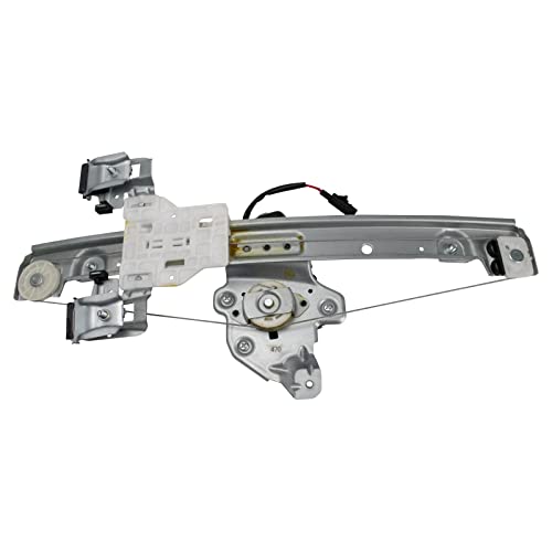 Image of TRQ Rear Left Power Window Regulator & Motor Assembly Drivers Side Compatible with 2005-2010 Chrysler 300 2006-2010 Dodge Charger 2005-2008 Magnum