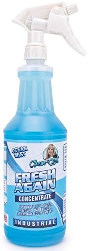 Chem-Girl | FRESH AGAIN Odor Remover & Deodorizer - Neutralizes Foul Odors in Upholstery, Carpet, Air, Shoes, Rugs, Clothes, Dog Beds, Litter Boxes | Industrial Strength Concentrate - 1 Quart