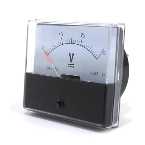 Voltmètre analogique CC DH-670 20V de 70x60 mm pour mesure de tension