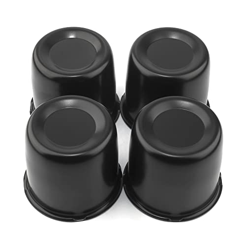 RTrhinoTuning 4PCS 3.31" 84mm Push Through Center Caps Wheel Center Caps for Truck Trailer Wheel Rim, 3.31" Hub, 3.03" H Matt Black Hub Caps by RTRHINOTUNING - Used condition - US$35.72