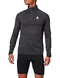 odlo pullover damen Wärmend Odlo Herren Pullover Midlayer 1/2 Zip Carve Light, Graphite Grey, L, 541792