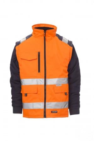 Payper - HIWAY Giubbotto ad Alta Visibilità Imbottito con Maniche Staccabili GILET