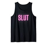 debardeur cachemire zadig et voltaire Slut slogan Slut Débardeur