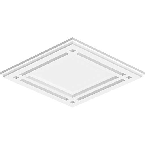 Image of Ekena Millwork CMP18X12DD Diamond Architectural Grade PVC Contemporary Urethane Ceiling Medallions 18 inchW x 12 inchH x 6 1 /4 inchC x 1 inchP