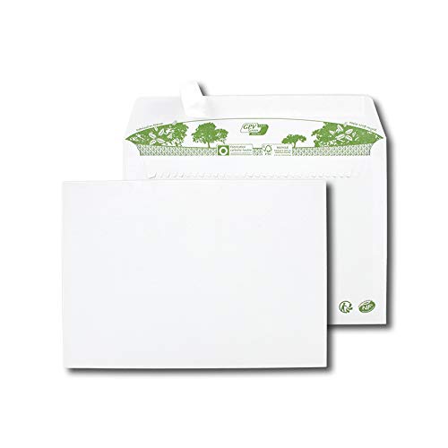 Boîte De 500 Enveloppes Blanches Format C5 - 162x229 Mm - Papier 80g/m² Qualité Supérieure - Certifié PEFC