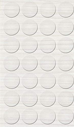 haggiy Selbstklebende Abdeckkappen für Möbel & Böden - Schraubenabdeckung - Rund - Abdeckung für Schrauben & Bohrlöcher - Möbelschutzkappen - Ø20 mm - 28 Stück - Möbelpflaster (Pinie Cascina)