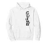 Vintage Bergsteiger Karabiner Sportklettern Klettern Pullover Hoodie