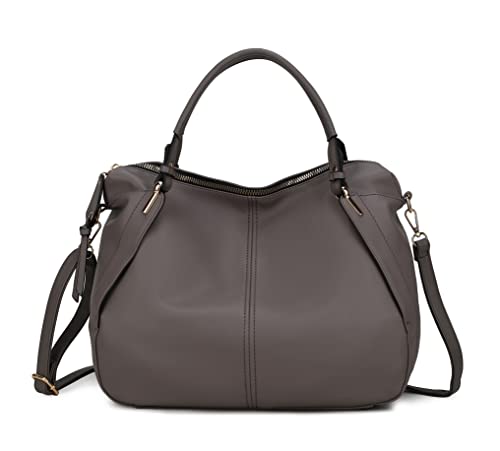 MKF Collection Weekender Purses for Women, PU Leather Handbag Slouchy Womens Shoulder bag, Top Handle - Main Image