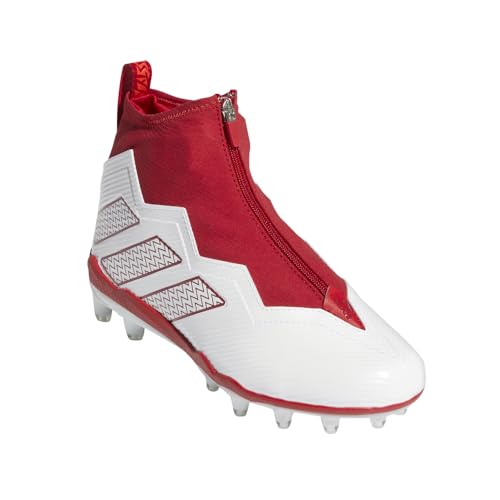 adidas Mens Nasty 2.0 Soccer Cleats Cleated - Red, White2