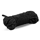 SM Fesseln Bondage Fessel Seil für Shibari Hochwertige farbige Seile für Bondagekunst Cosplay, Sturmschwarz
